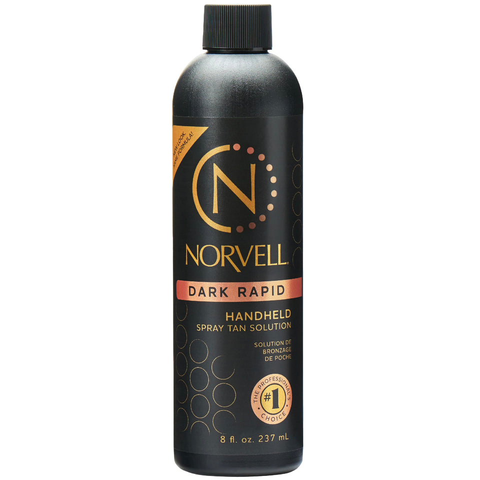 Norvell front packaging showing dark rapid solution and quick-develop benefit