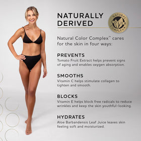 Norvell handheld application with technician showing precise targeted tanning results