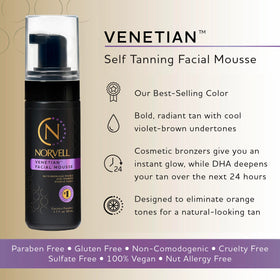 Norvell mousse texture close-up illustrating lightweight, velvety glide benefit