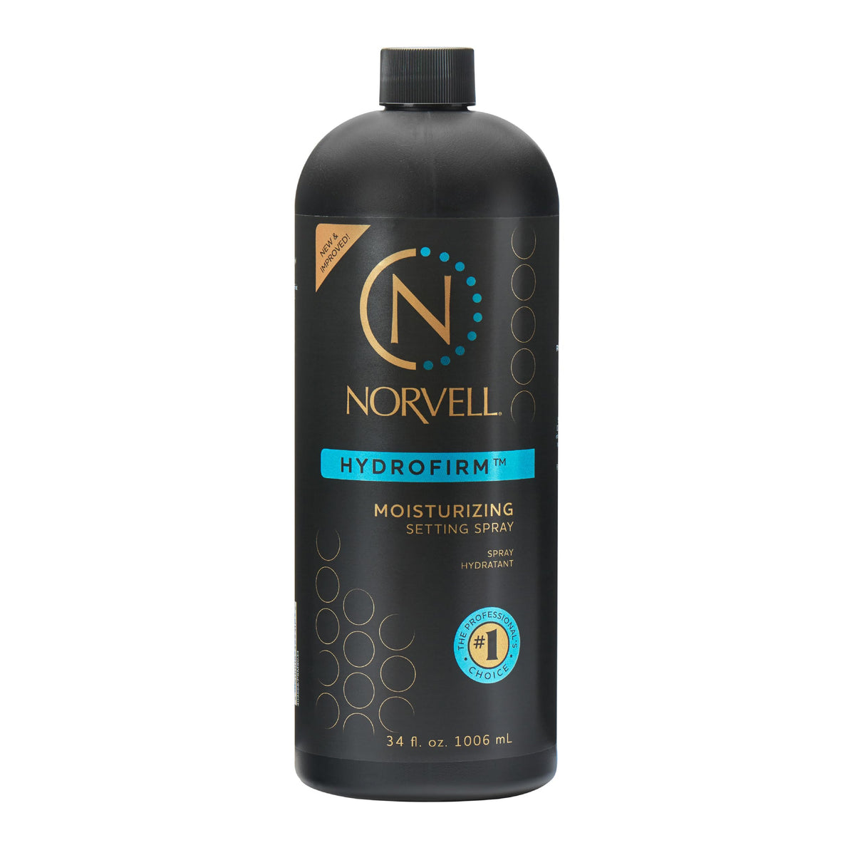 Norvell front packaging showing 34 fl oz bottle and benefits