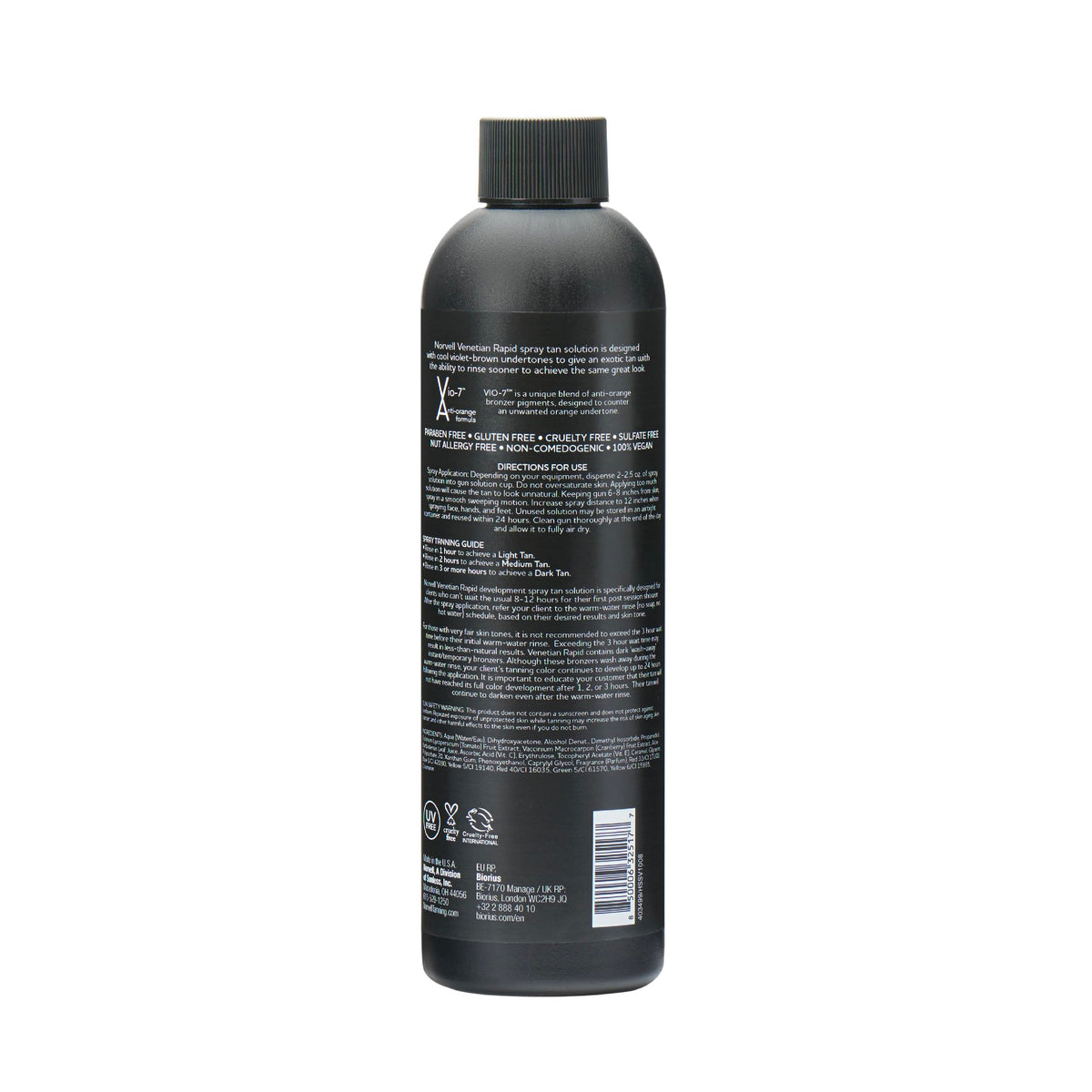 Norvell bottle with protective nose filter and shields for safe use