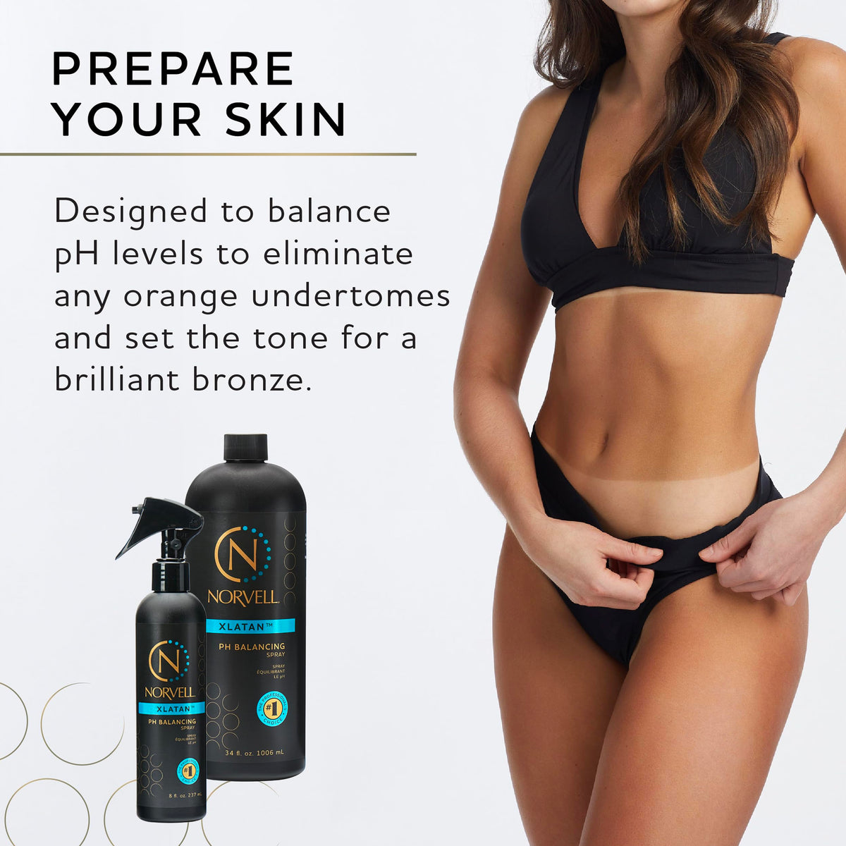 Norvell in-salon application demonstrating professional prep for even color