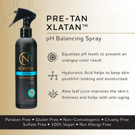 Norvell close spray nozzle delivering even mist for consistent tanning