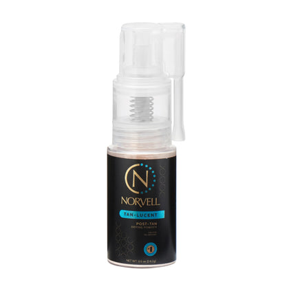 Norvell Tan-Lucent front packaging showing compact finishing powder benefit