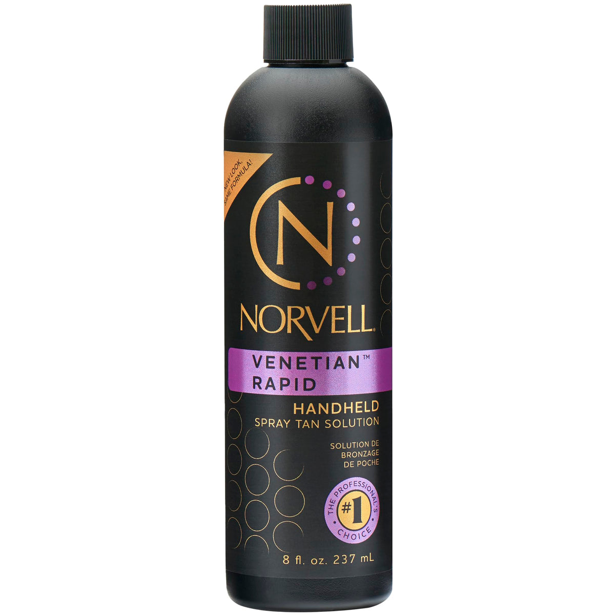 Norvell Venetian One front packaging showing brand and fast bronzing benefit