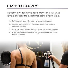 Norvell product used by model at beach showcasing natural-looking bronze benefit