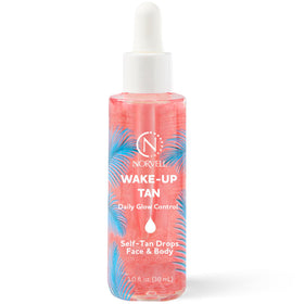 Norvell clear dropper dispensing a single moisturizing tanning drop