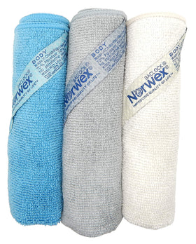 Norwex close-up of fabric texture highlighting BacLock fibers for odor control