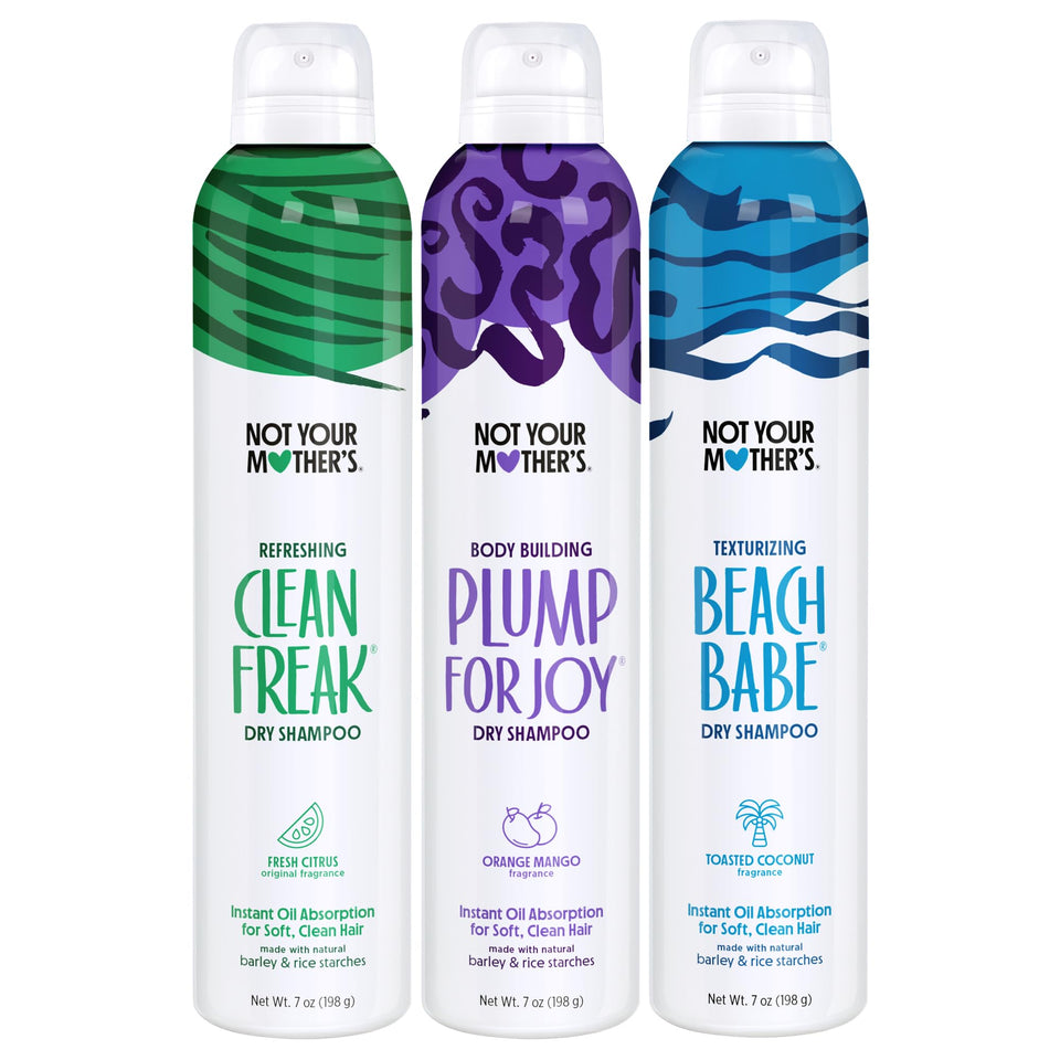 Not Your Mother's front packaging trio showing cans and brand benefits
