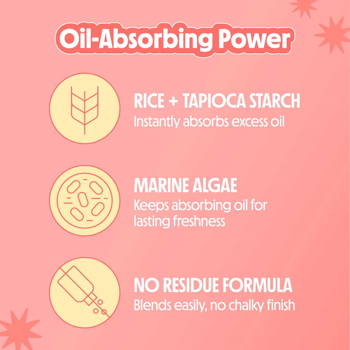 Not Your Mother's model applying powder at roots for instant oil absorption