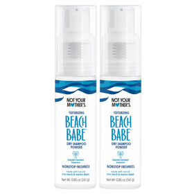 Not Your Mother's front packaging showing two .85 oz jars and key benefits
