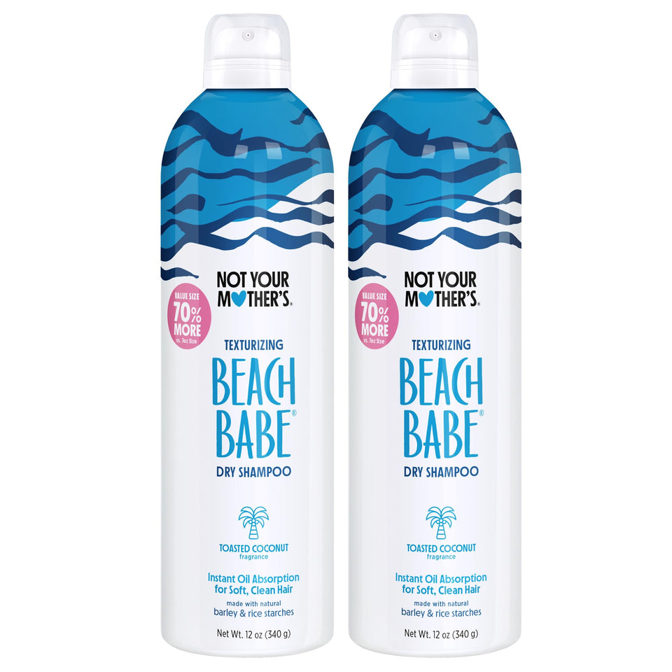 Not Your Mother's front packaging showing jumbo dry shampoo for quick refresh