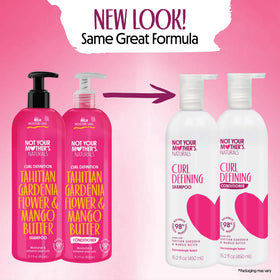 Not Your Mother's bottle texture close-up highlighting label clarity and grip benefit