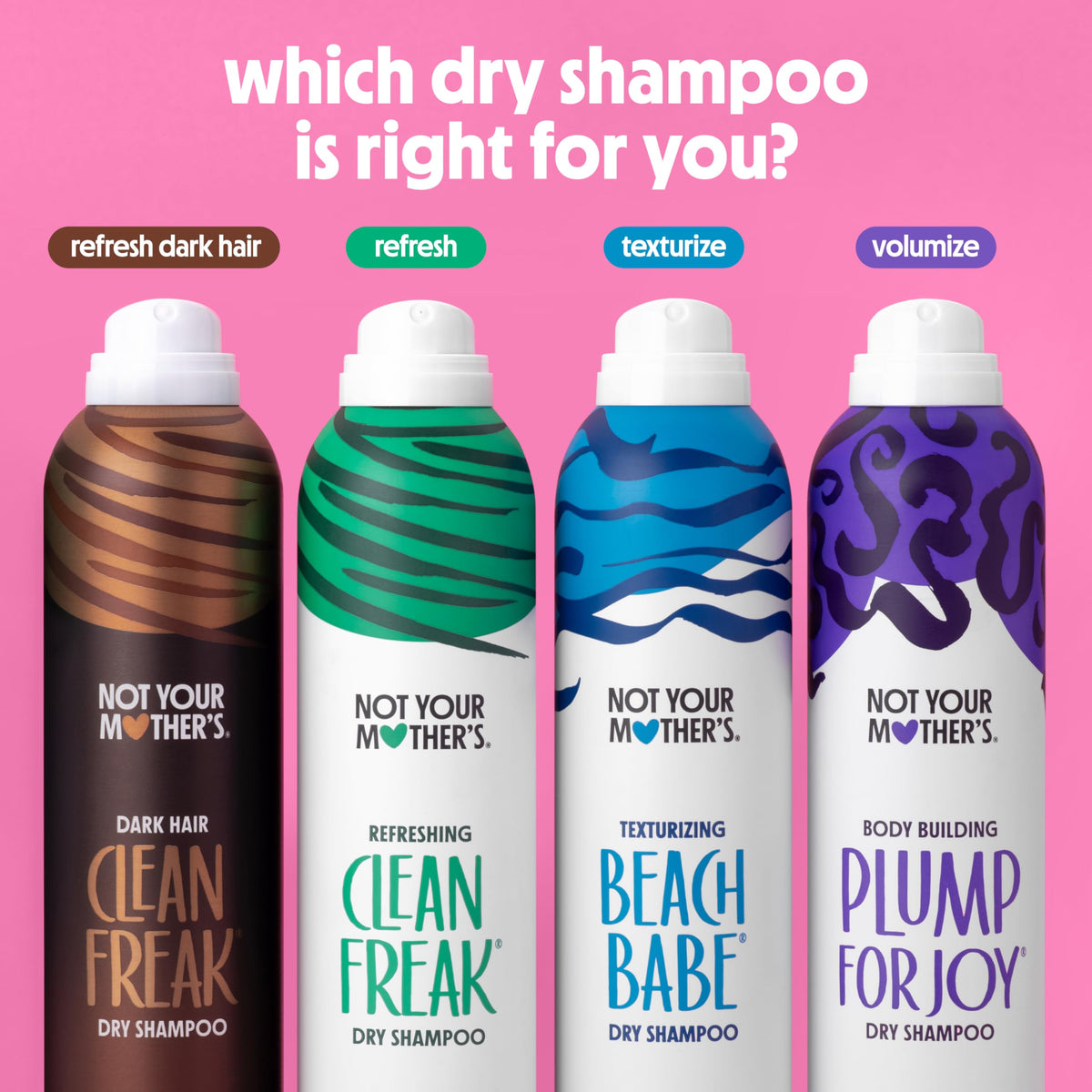 Not Your Mother's packaging and ingredient list emphasizing aluminum-free benefit