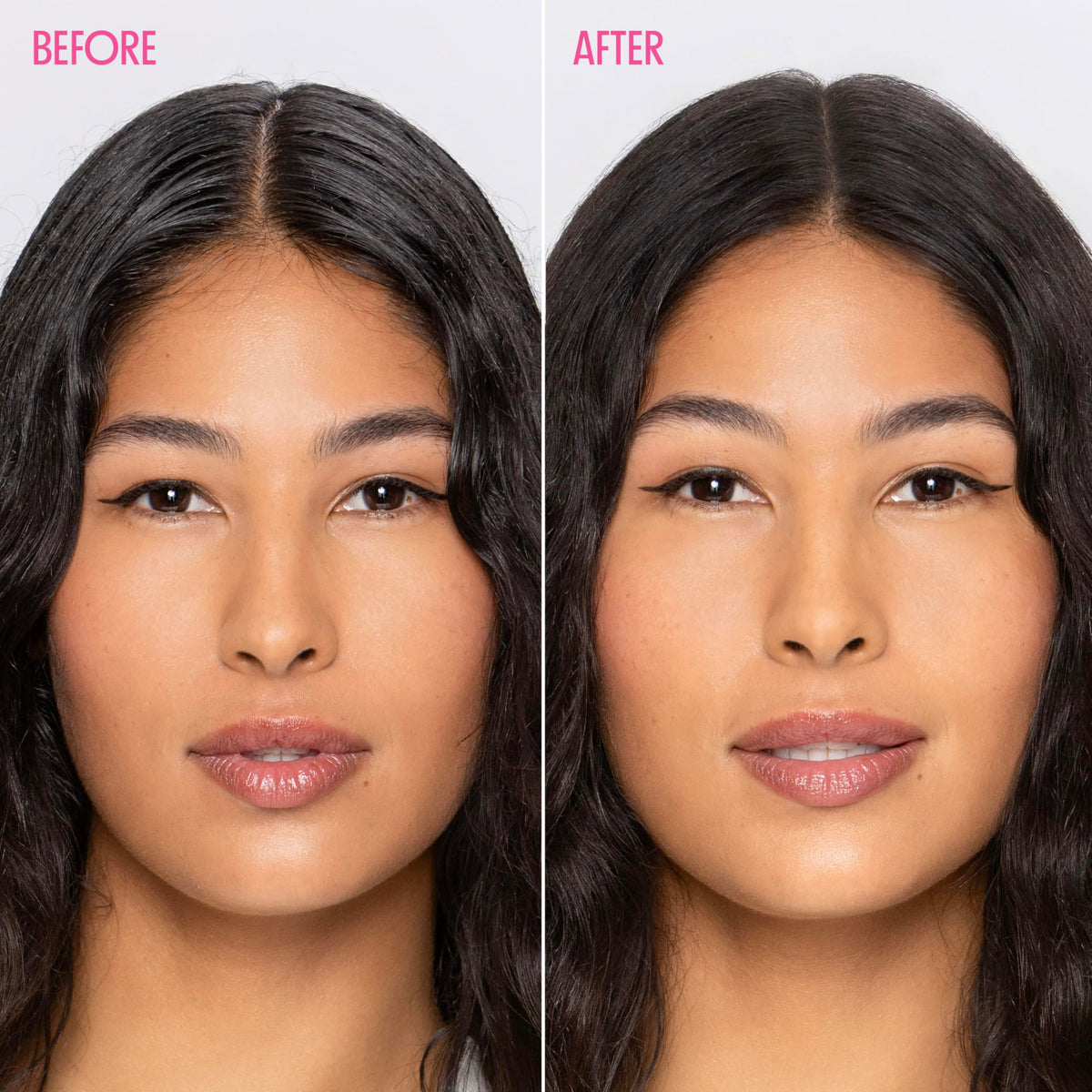 Not Your Mother's open powder close-up showing fine tinted texture for seamless blending