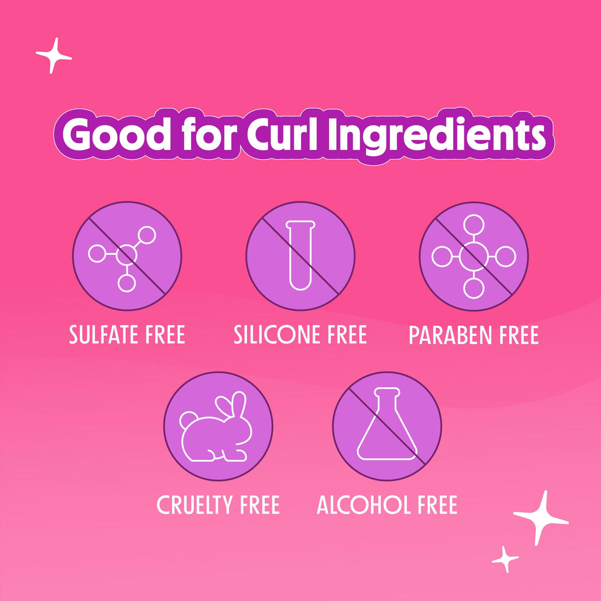 Not Your Mother's before and after comparison showing defined, reduced-frizz curls
