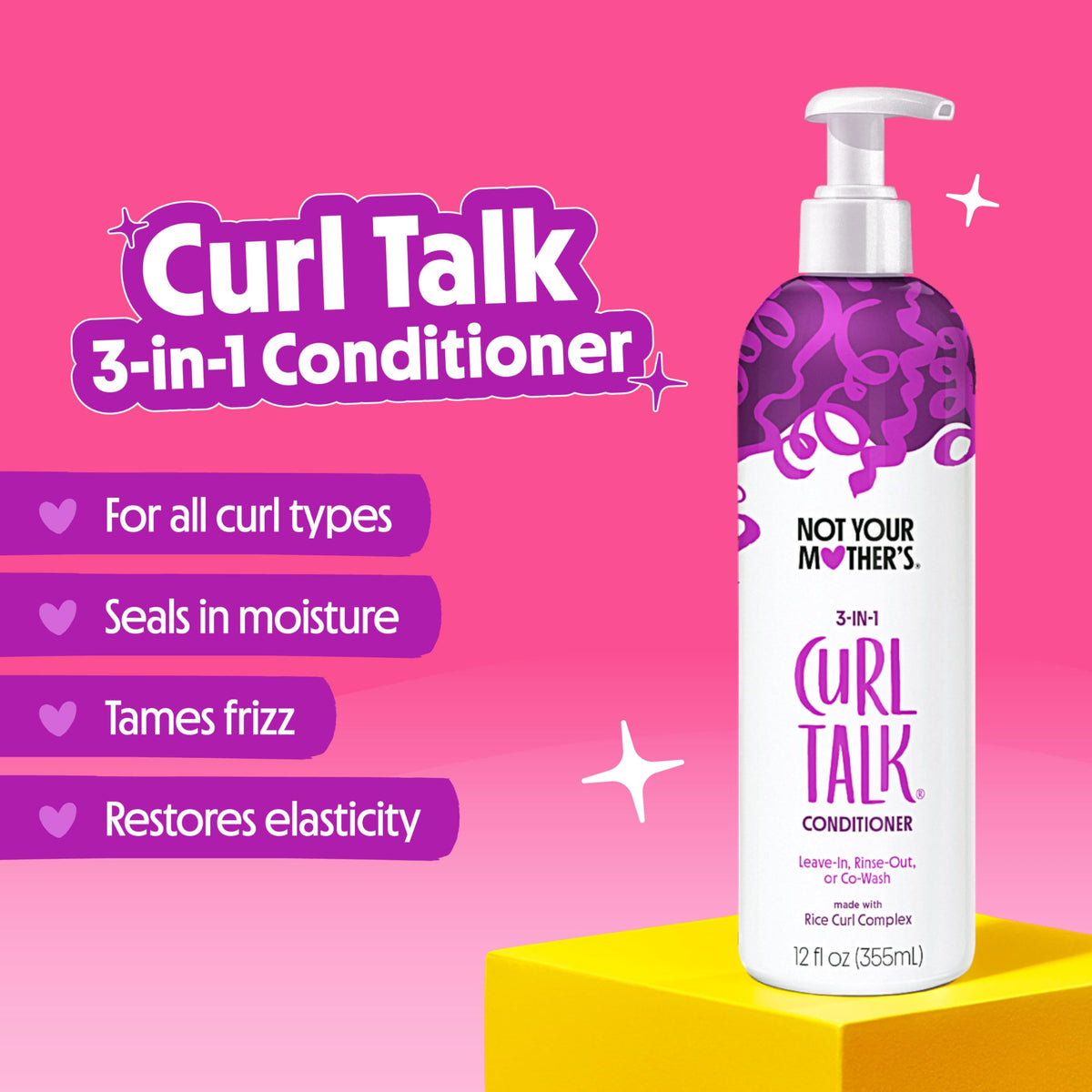 Not Your Mother's conditioner cream close-up showing rich slip for detangling and softness