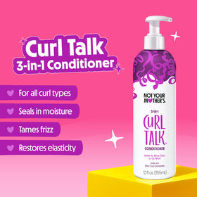 Not Your Mother's conditioner cream close-up showing rich slip for detangling and softness