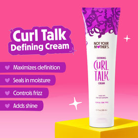Not Your Mother's cream texture poured to show moisturizing curl cream