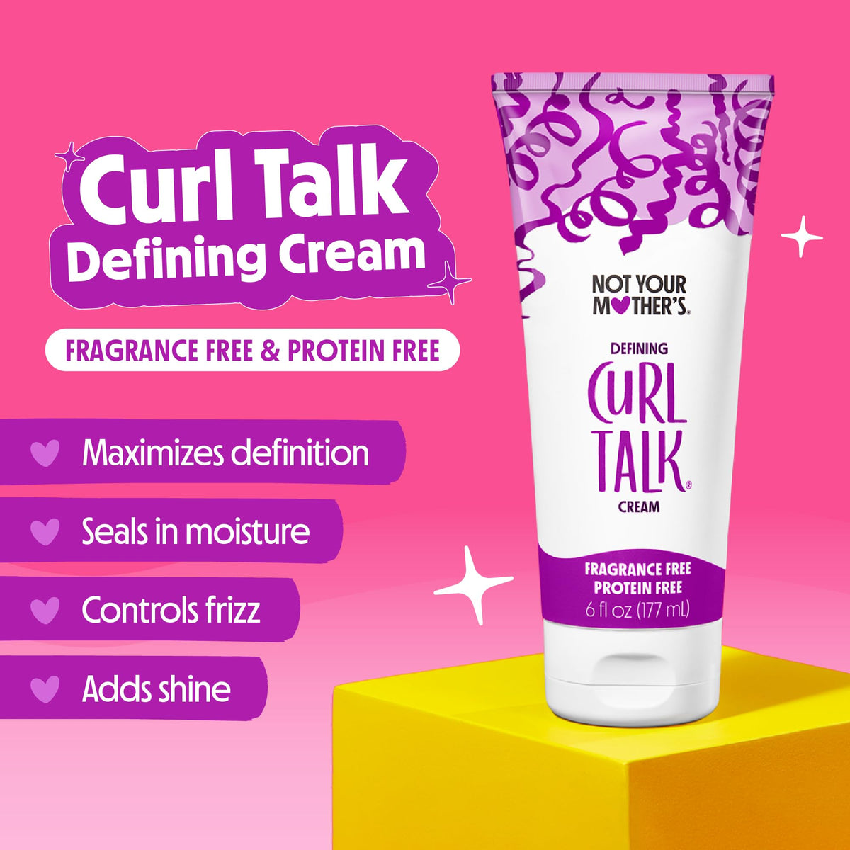 Not Your Mother's cream texture close-up illustrating moisture and smooth application
