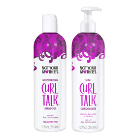 Not Your Mother's front packaging showing both bottles and clear curl branding for easy identification