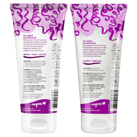 Not Your Mother's ingredient list label close-up showing fragrance-free formula