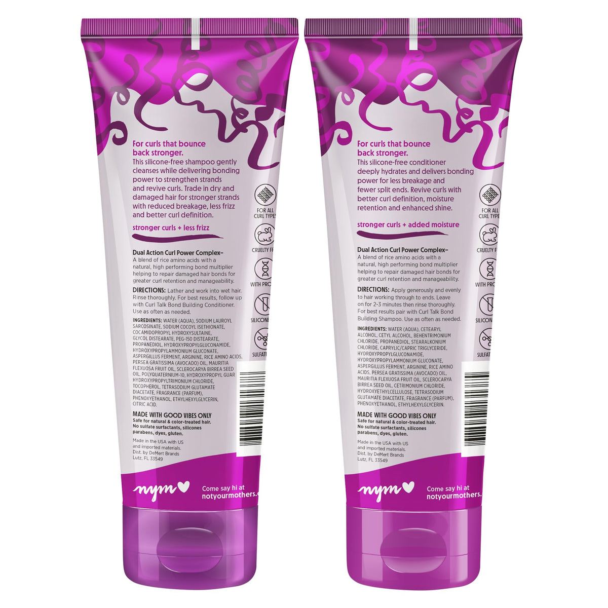 Not Your Mother's lifestyle curly hair use illustrating defined, bouncy curls