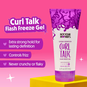 Not Your Mother's lotion being dispensed from pump to hydrate and detangle curls