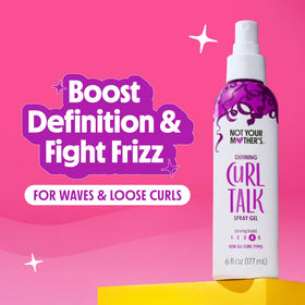 Not Your Mother's spray gel nozzle close-up for even lightweight application