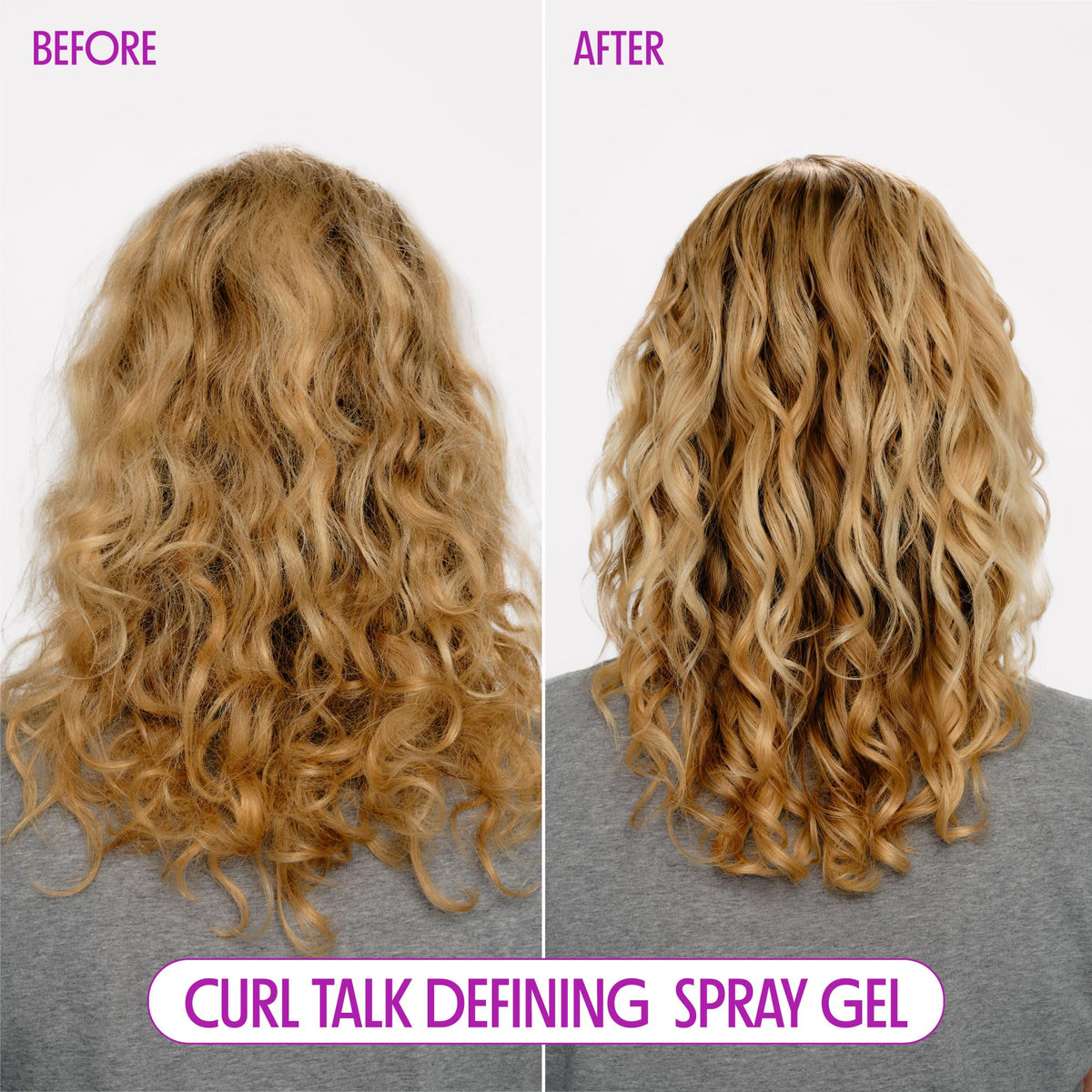 Not Your Mother's spray gel texture on hand demonstrating lightweight hold and shine