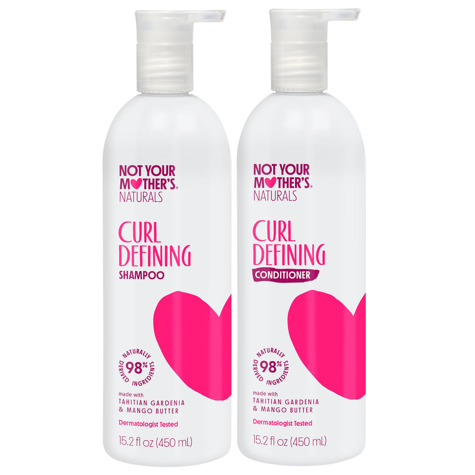 Not Your Mother's front-packaging showing shampoo and conditioner, ideal for curl care