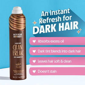 Not Your Mother's dry shampoo applied to roots adds instant texture