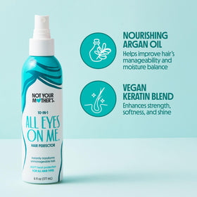 Not Your Mother's spray mist demonstrating even application and coverage