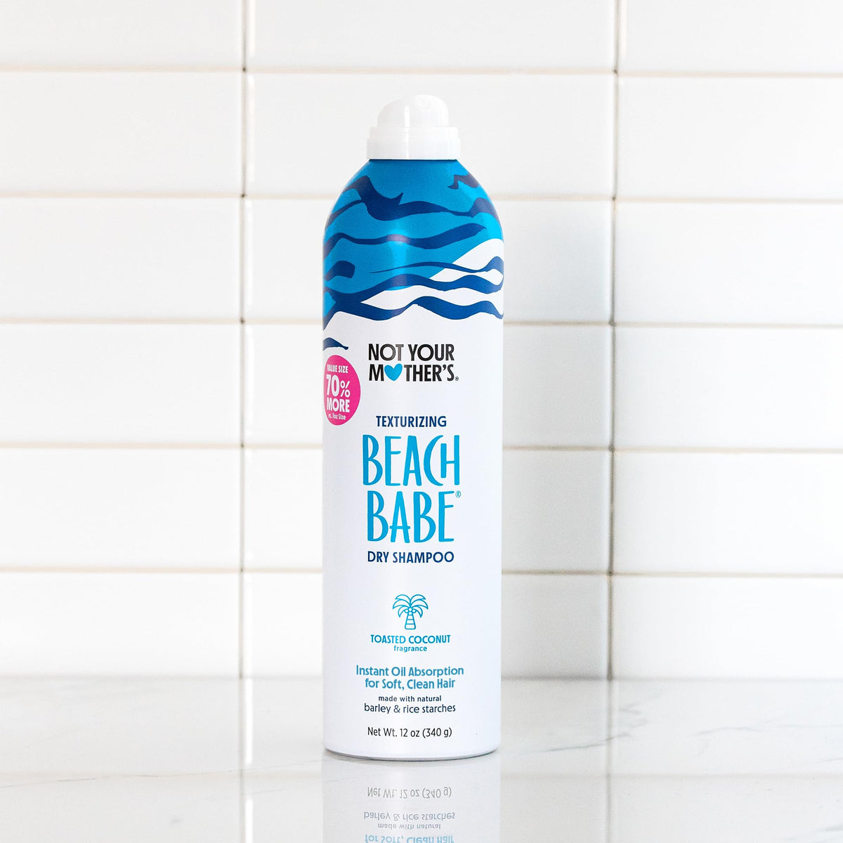 Not Your Mother's textured hair after use showing effortless beachy volume