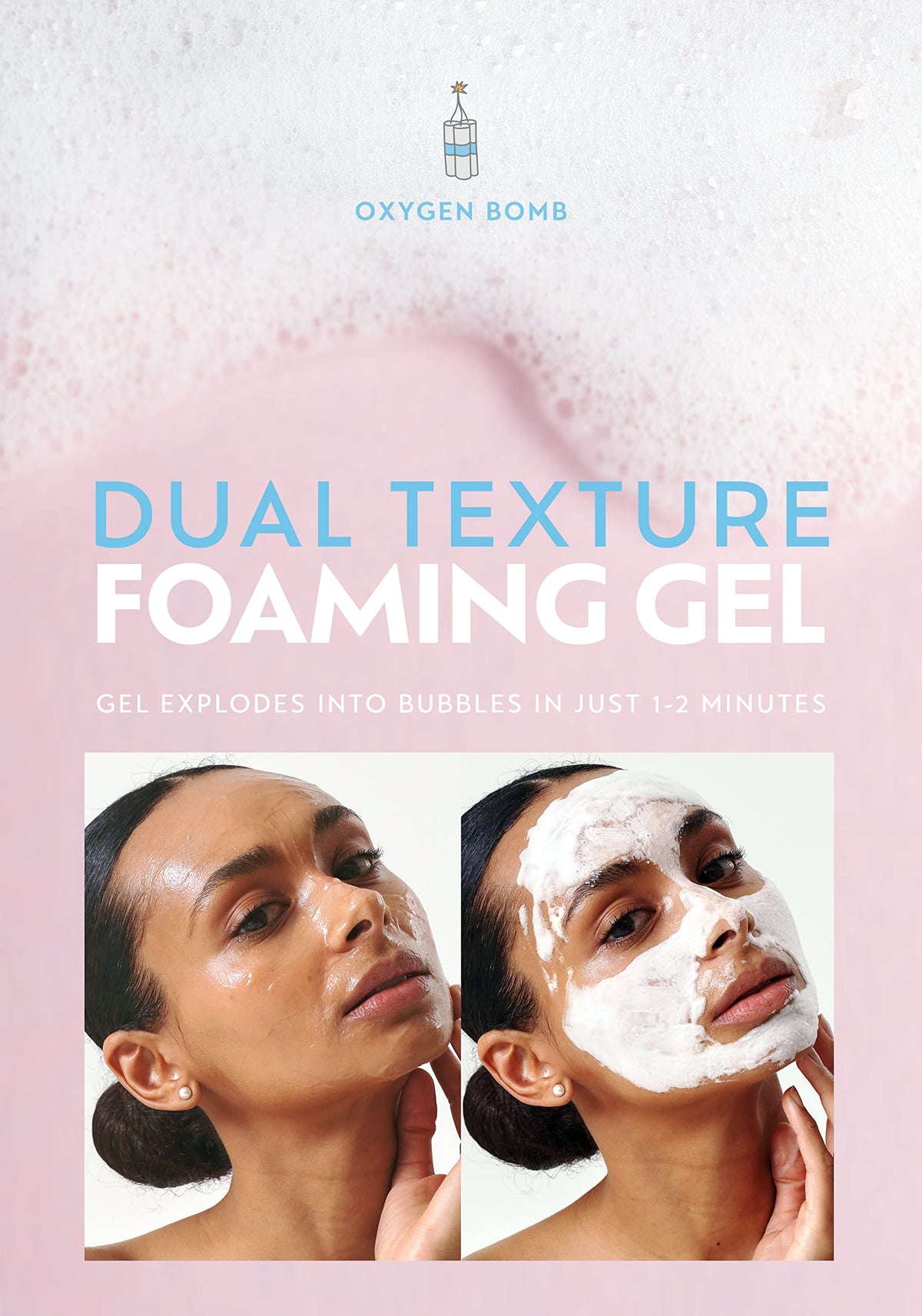 NOTHING FITS BUT bottle styled with towel indicating gentle daily routine benefit
