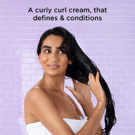 Noughty texture close-up cream highlighting smooth consistency for easy styling