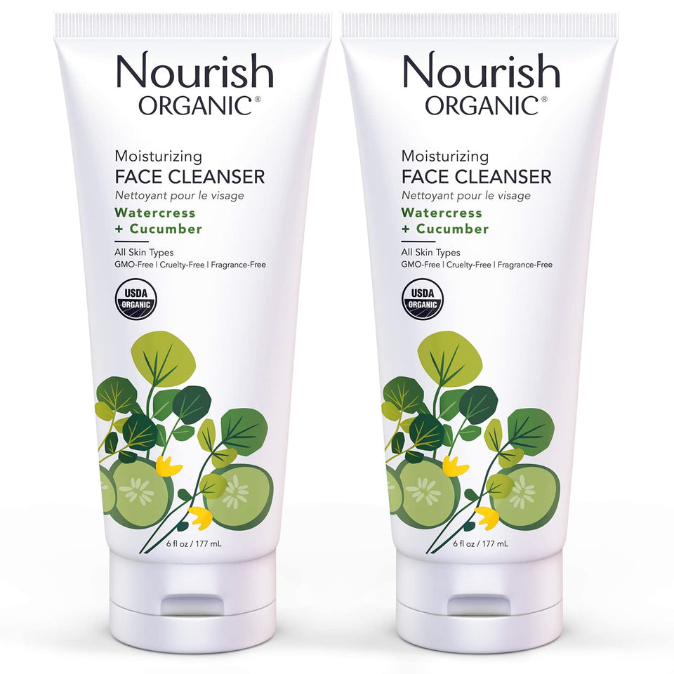 Nourish Organic front packaging showing bottle and label benefits