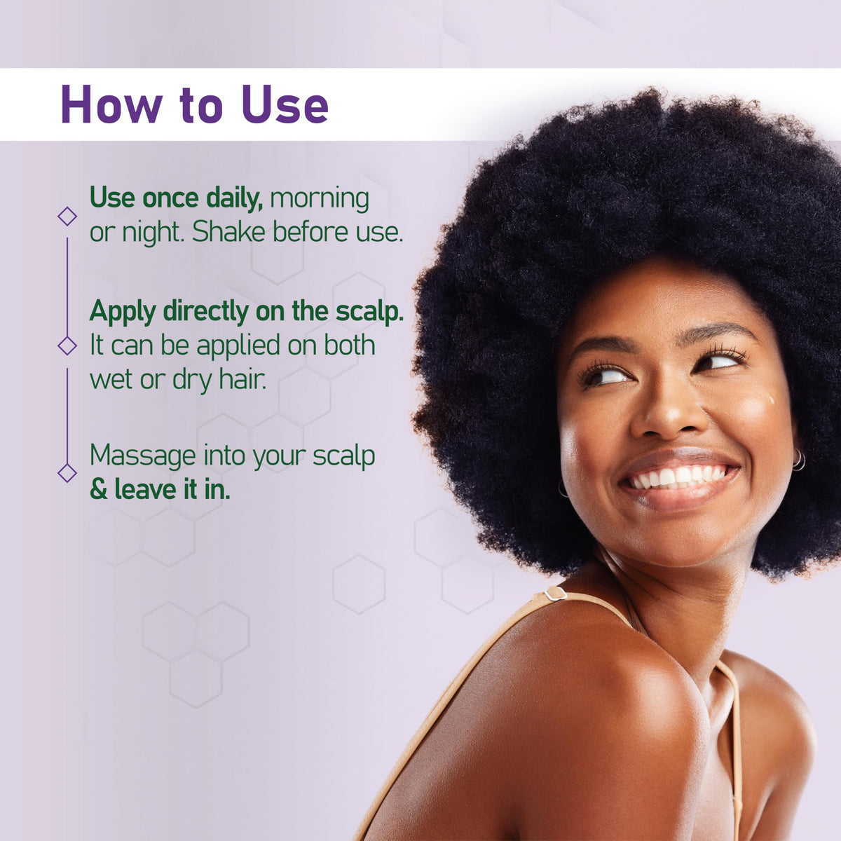 NouriTress bottle beside rosemary and castor oil emphasizing natural actives