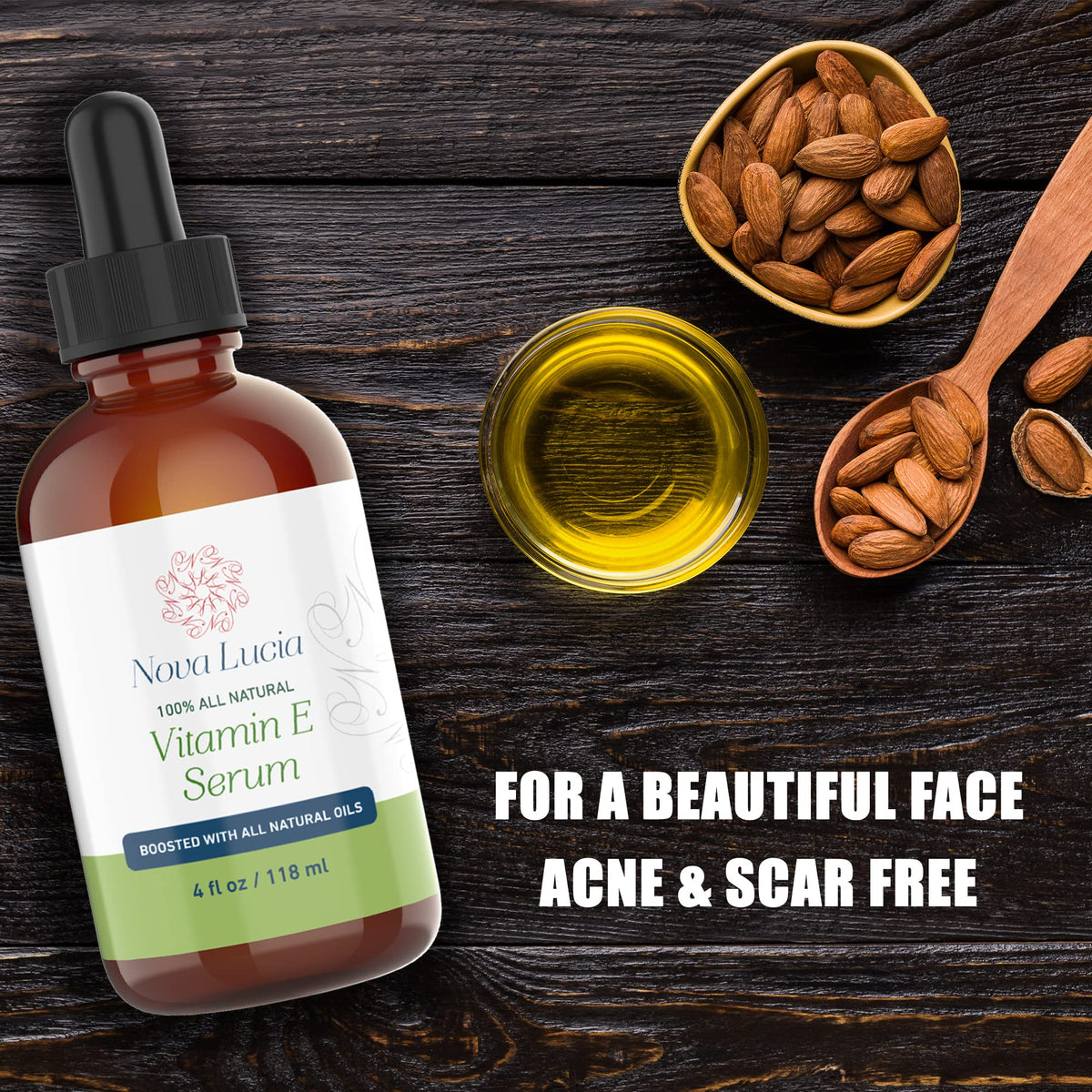 Nova Lucia hair treatment in use adding shine to ends