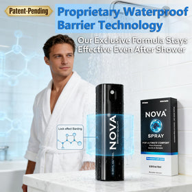 Nova Spray nozzle close-up highlighting precise spray action for controlled application