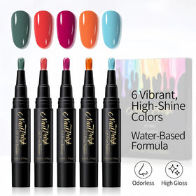 NovaCharm pens in hand to show size and portability for travel convenience