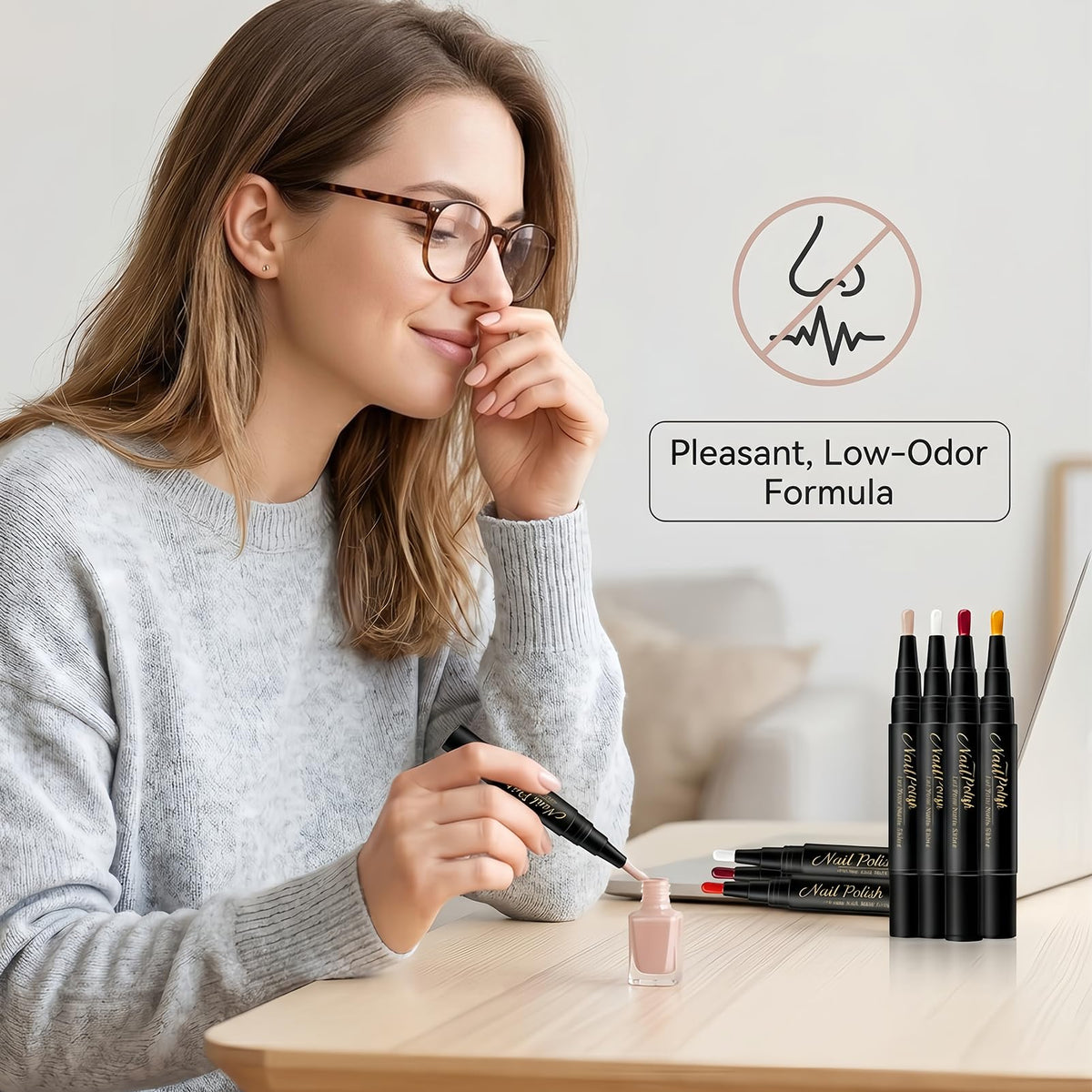 NovaCharm size comparison with coin illustrating compact 5ml portability