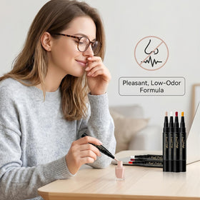 NovaCharm size comparison with coin illustrating compact 5ml portability