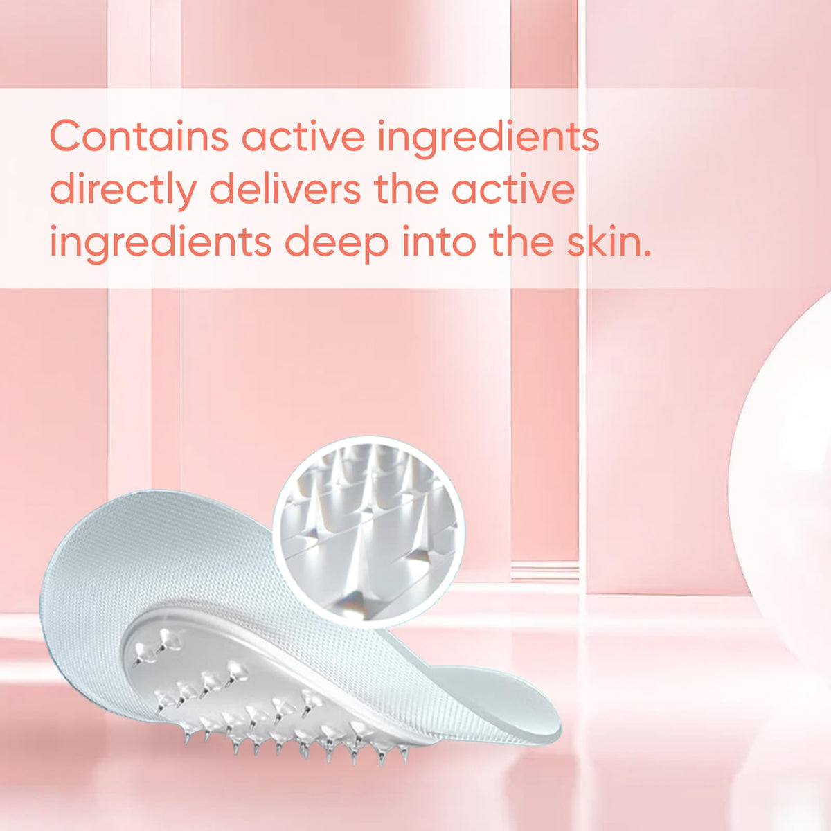 NOVALIFT remaining essence on fingertip showing fast-absorbing hydration