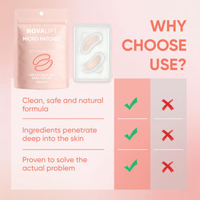 NOVALIFT serum texture droplet illustrating lightweight hydration and fast absorption benefit