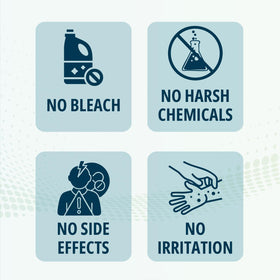 NOVEHA applied to cotton swab for targeted eyelid and lash cleansing