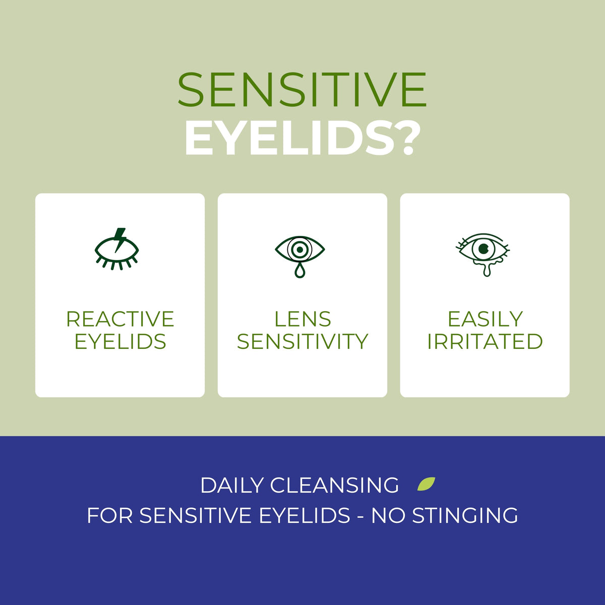 NOVEHA close-up of wipe texture highlighting soft fibers for gentle eyelid cleaning