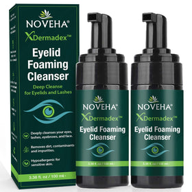 NOVEHA front packaging showing foam pump and clear labeling for easy use