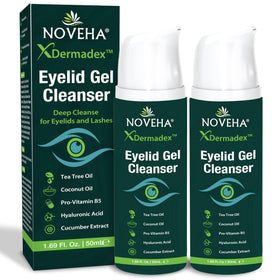 NOVEHA front packaging showing 50mL bottle and clear labeling for gentle cleansing