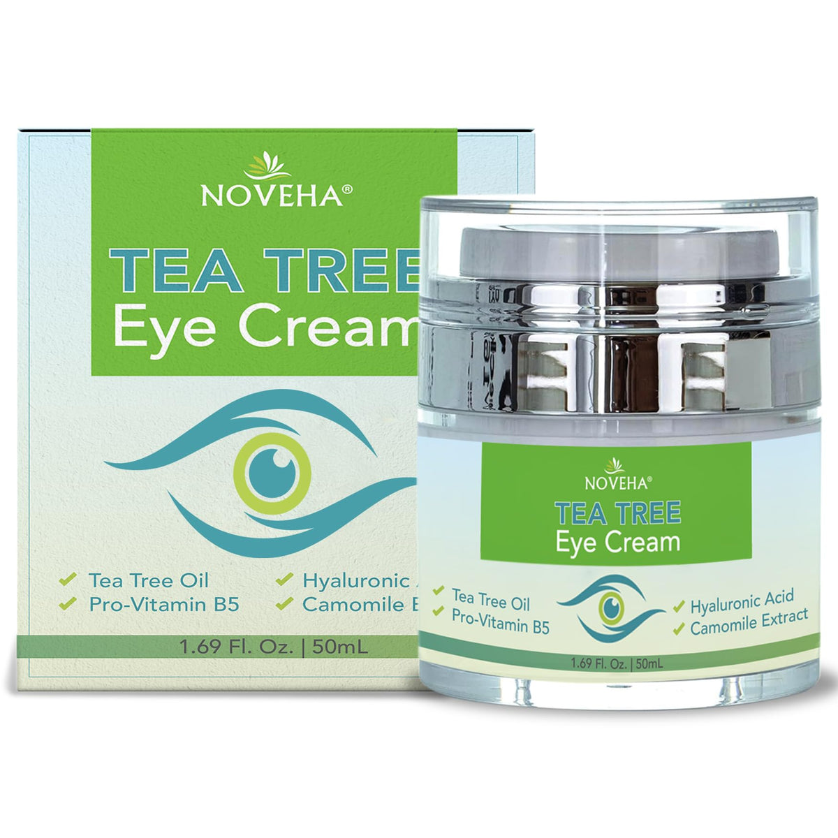 NOVEHA front packaging showing product and clear benefit of soothing